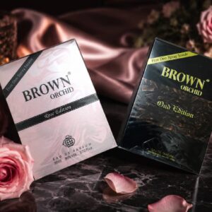 Brown orchid perfume